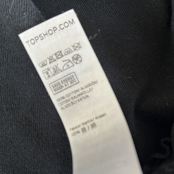 Crop Top by Topshop with Lettuce Hem - Picture 6 of 10